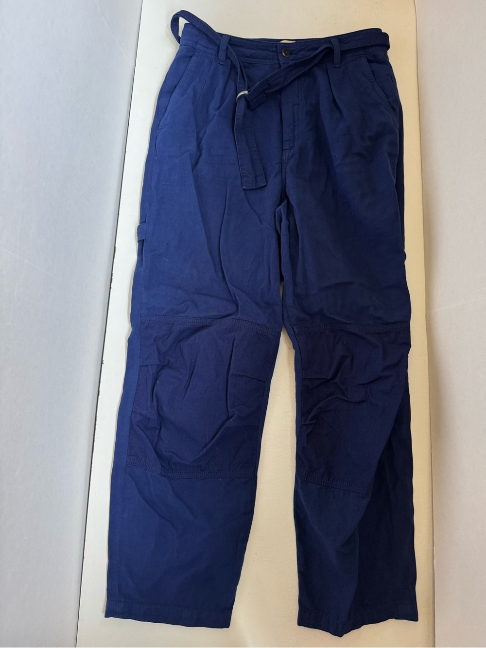 BELLEROSE cargo trousers pants in navy blue size 2